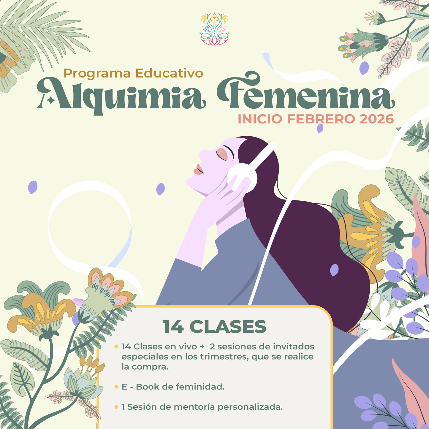 Programa Educativo "Alquimia Femenina" - 14 clases